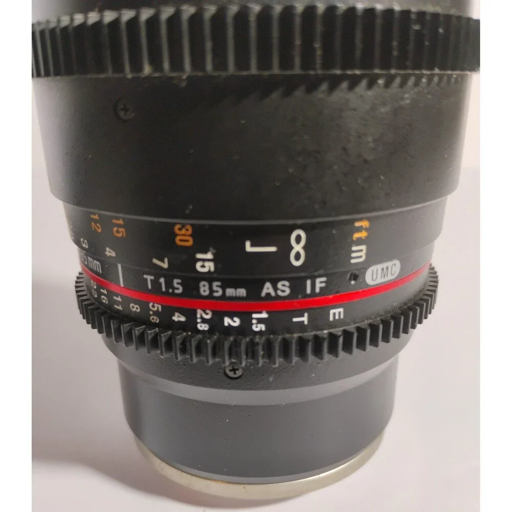 Rokinon 85mm T 1.5 Full Frame Cine Lens As If Umc
